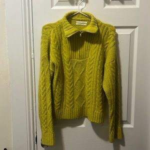 Anthropologie quarter zip sweater